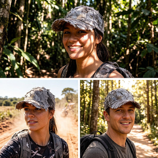 🧢Baseballkeps med 3D-bladkamouflag