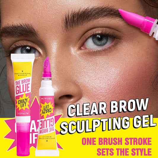 ✨👁️ Clear Brow Sculpting Gel – 24 timmars hållbarhet, inga flingor, osynlig lyftning och fluffiga ögonbryn! ✨💎