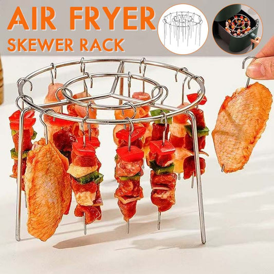 🔥 Air Fryer spettställ | 360° jämn tillagning, krispig och saftig!🍢