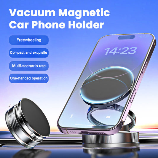 🚗 Mekanisk vakuum-magnetisk biltelefonhållare - frigör dina händer, kör lättare! 📱