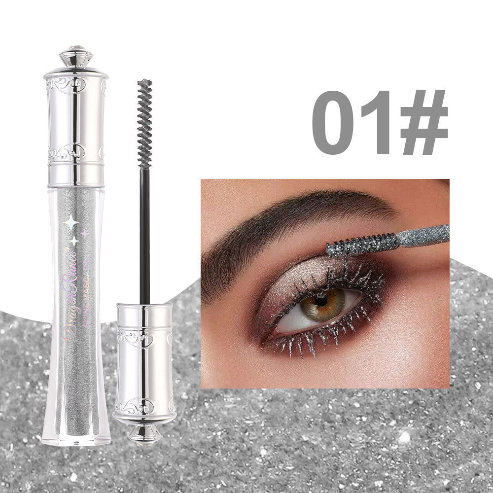 ✨Glitterfärgad mascara - Långvarig, kladdar inte, perfekt för fester och cosplay