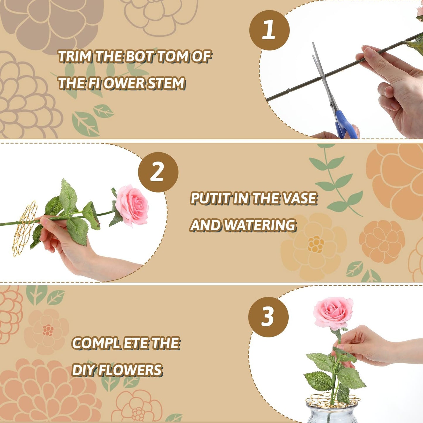 🔥🌸Metallnät för blomsterarrangemang – gör blomsterarrangemang enklare♻️