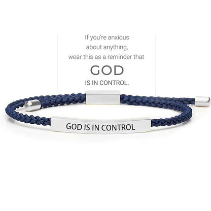 ✨📿 Vävt armband i rostfritt stål – motiverande och inspirerande armband med borttagbar tryck! ✨🦾