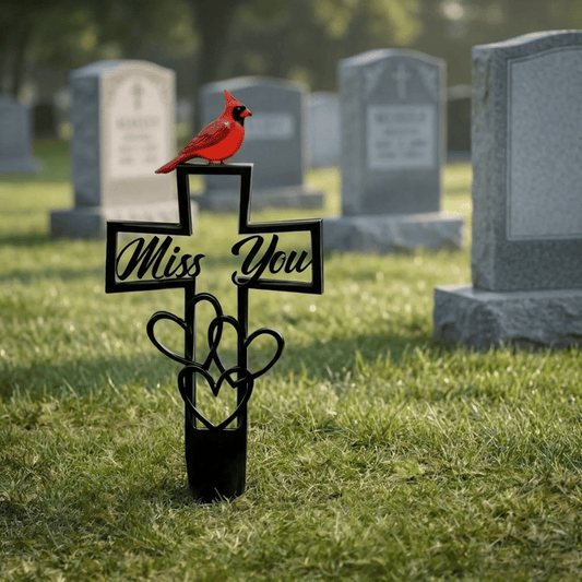 🐦💖Metallminnesplakett för kyrkogården✝️