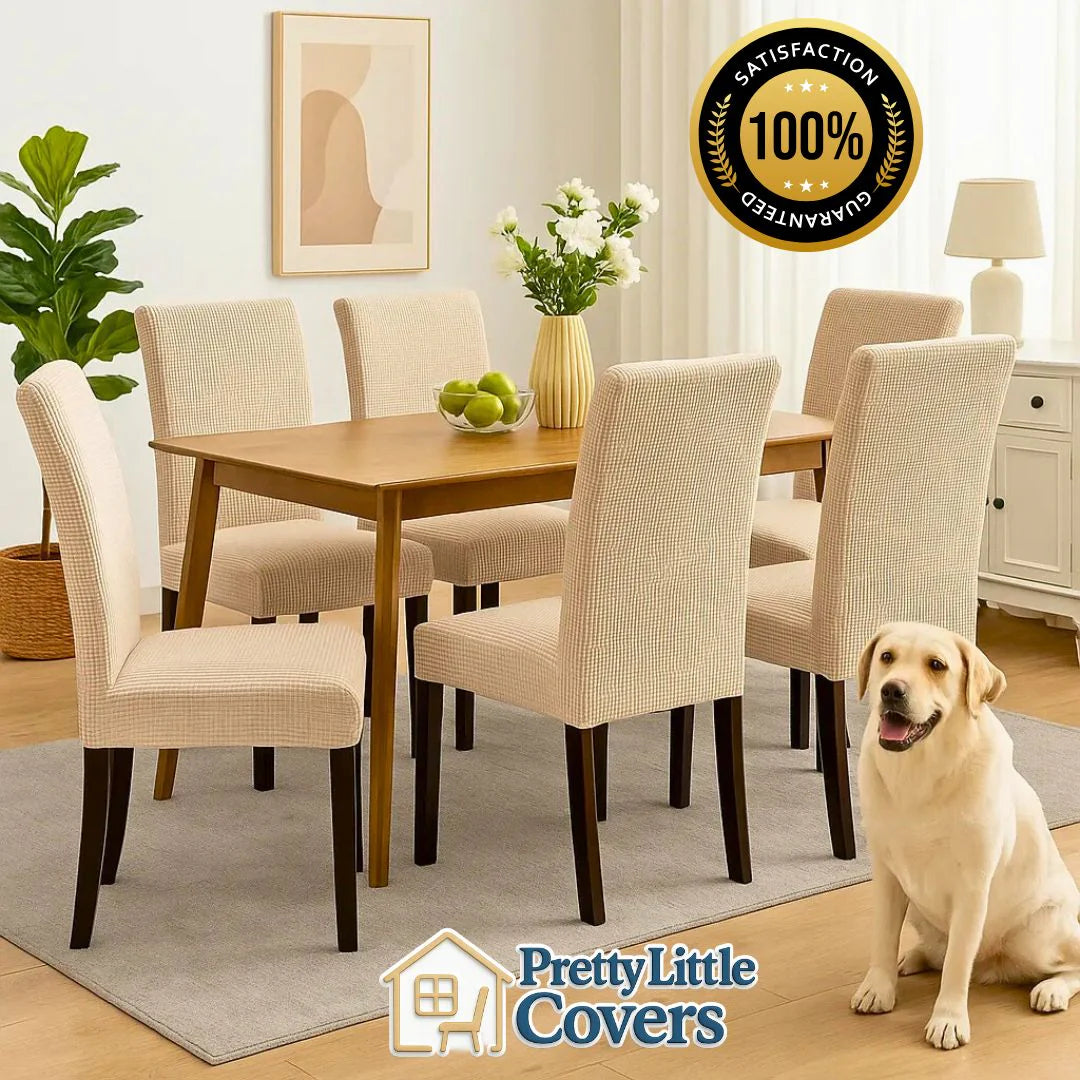 Snygga stolsöverdrag – ge dina gamla stolar ett lyft på nolltid!