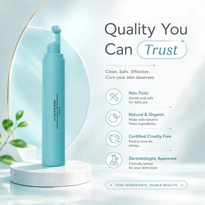 Peptide Eye Serum - Kylande rollerball-serum under ögonen för svullnader, mörka ringar och rynkor med peptider, hyaluronsyra, MSM och reishi-svamp