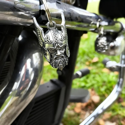 🛡️ Odin Vikinga-amulettnyckelring 🔔