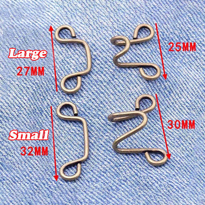 Justerbara midjeknappar i retrostil (2 st.)