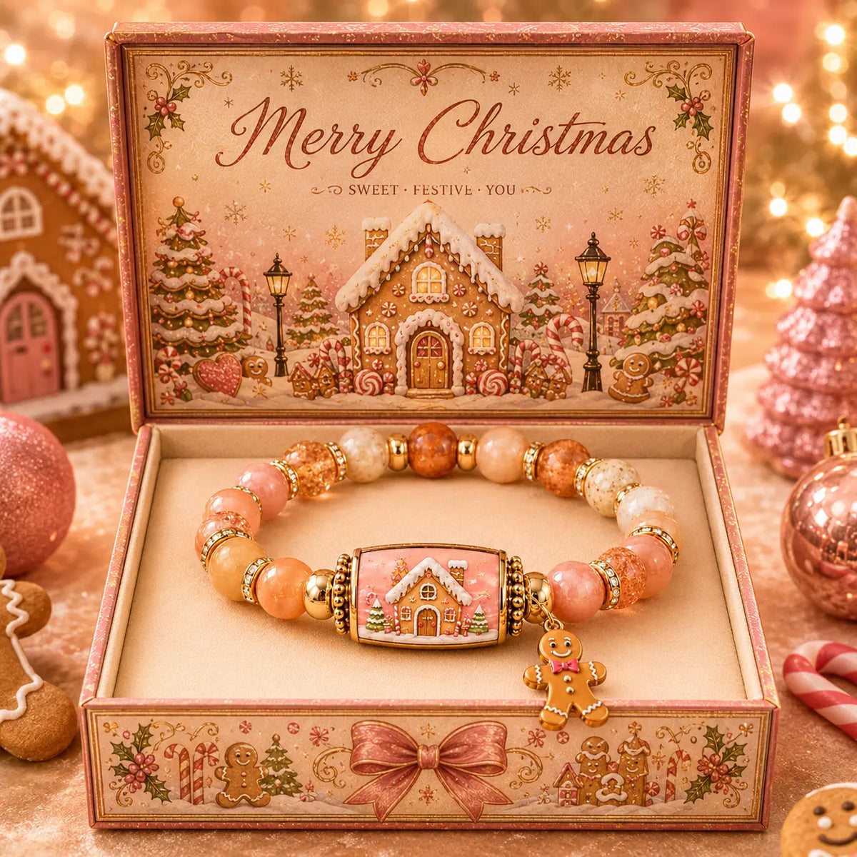 🎄 Limited Edition Christmas Story Pärlarmband Set | Julklappssmycken