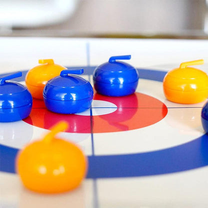 🥌✨ Bordscurling Spel – Roligt Familjespel för 2-8 Spelare! ✨👨👩👧👦
