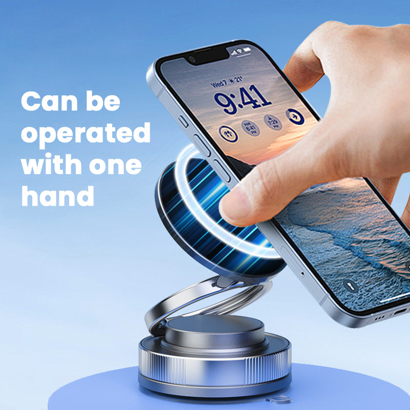 🚗 Mekanisk vakuum-magnetisk biltelefonhållare - frigör dina händer, kör lättare! 📱
