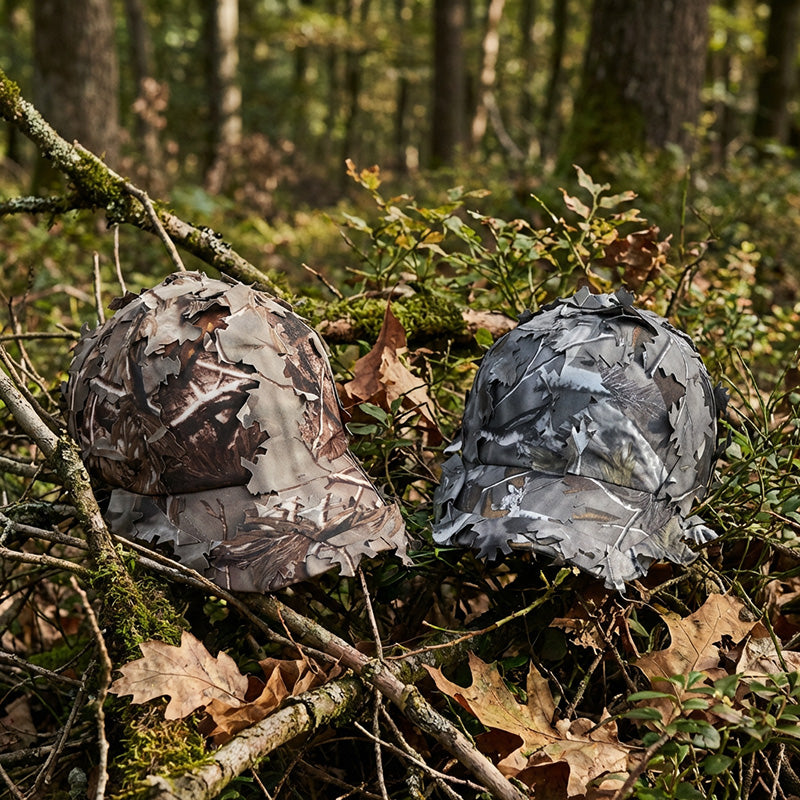 🧢Baseballkeps med 3D-bladkamouflag