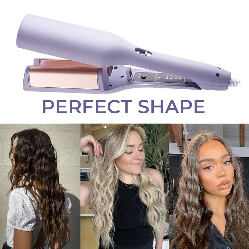 Fransk V-formad vågig locktång – upplev frisörsalongen hemma