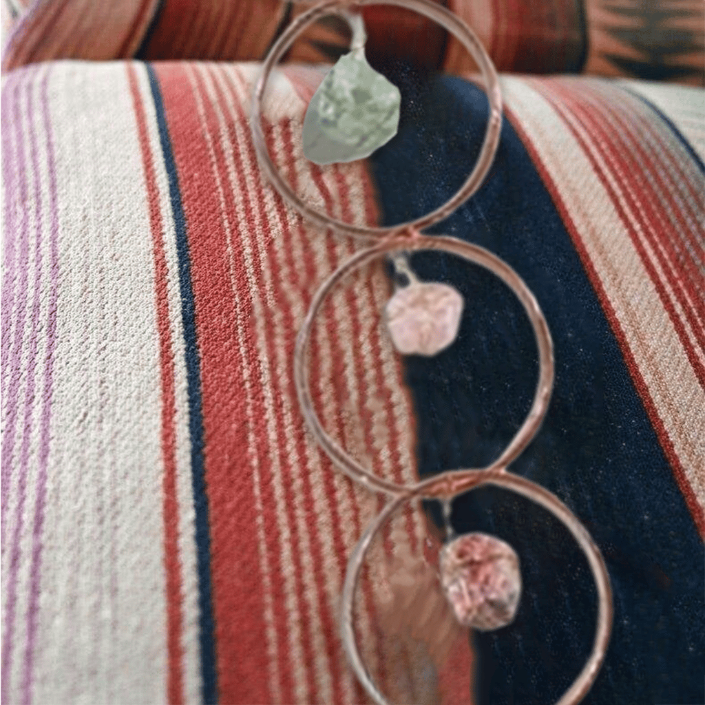 🔥Rå kristall 7 chakra ädelsten väggdekoration