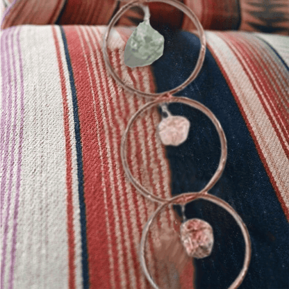 🔥Rå kristall 7 chakra ädelsten väggdekoration