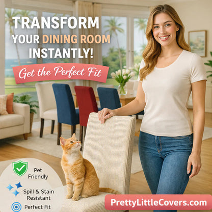 Snygga stolsöverdrag – ge dina gamla stolar ett lyft på nolltid!