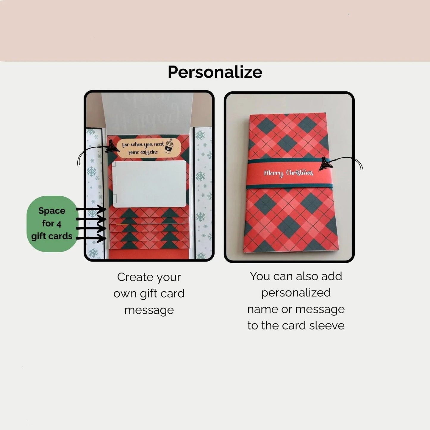 🎅✨Handgjord julklappsbok med vattenfall♻️Gratis PDF ingår!