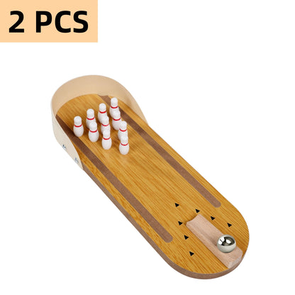 Mini-bowlingspelset för bor