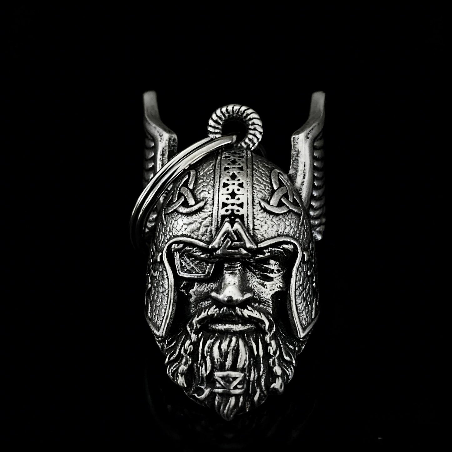 🛡️ Odin Vikinga-amulettnyckelring 🔔