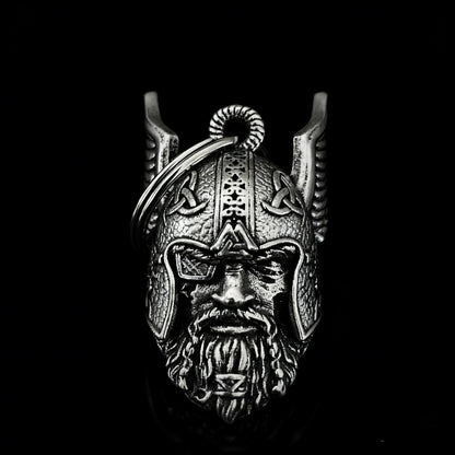 🛡️ Odin Vikinga-amulettnyckelring 🔔