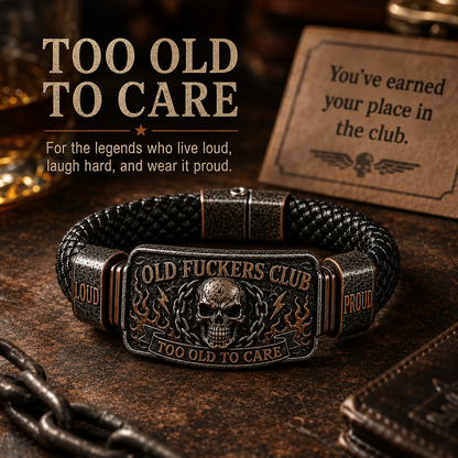 ☠️ Old Fuckers Club & Wild Freedom 🪓 | Vintage-armband i begränsad upplaga 2026