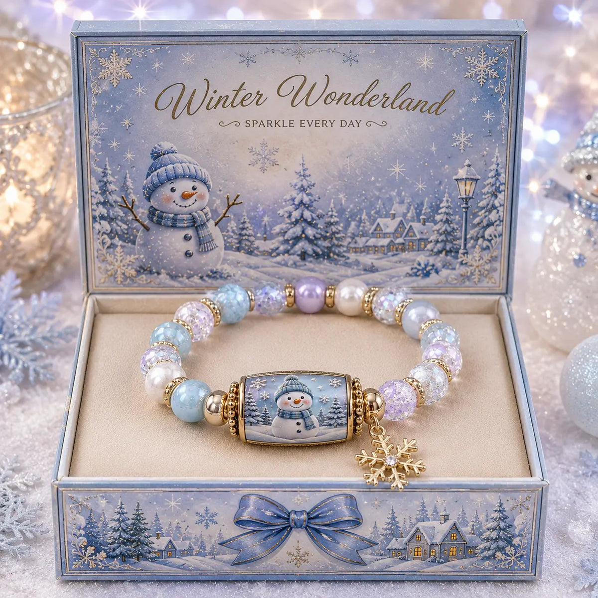 🎄 Limited Edition Christmas Story Pärlarmband Set | Julklappssmycken