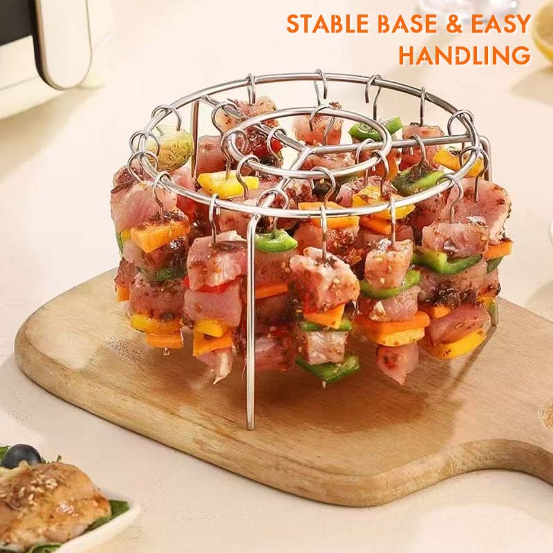 🔥 Air Fryer spettställ | 360° jämn tillagning, krispig och saftig!🍢