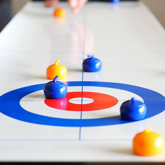 🥌✨ Bordscurling Spel – Roligt Familjespel för 2-8 Spelare! ✨👨👩👧👦