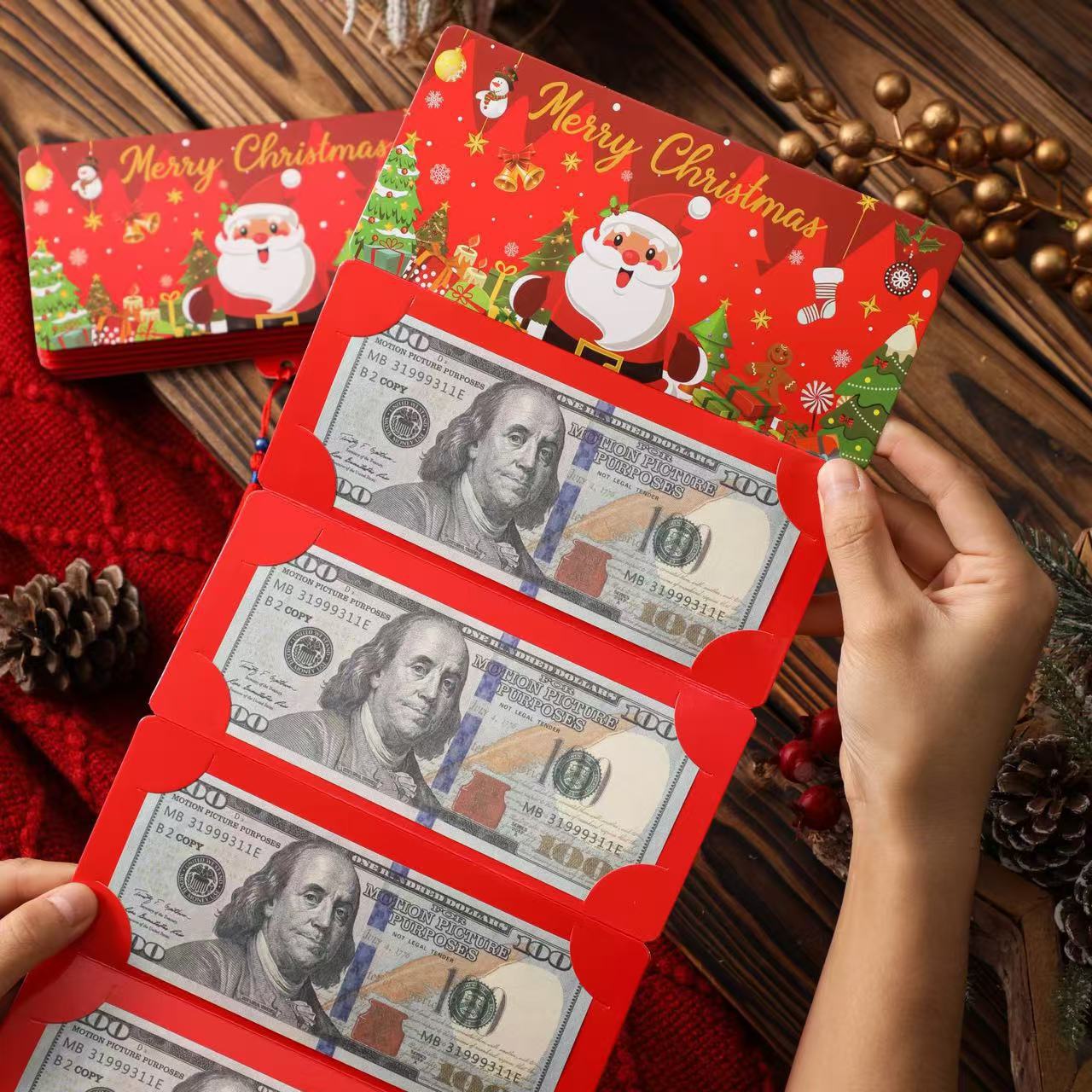 🎅Försäljning inför julen – 49 % rabatt🎁 Kreativ, vikbar julkuvert att göra själv🔥