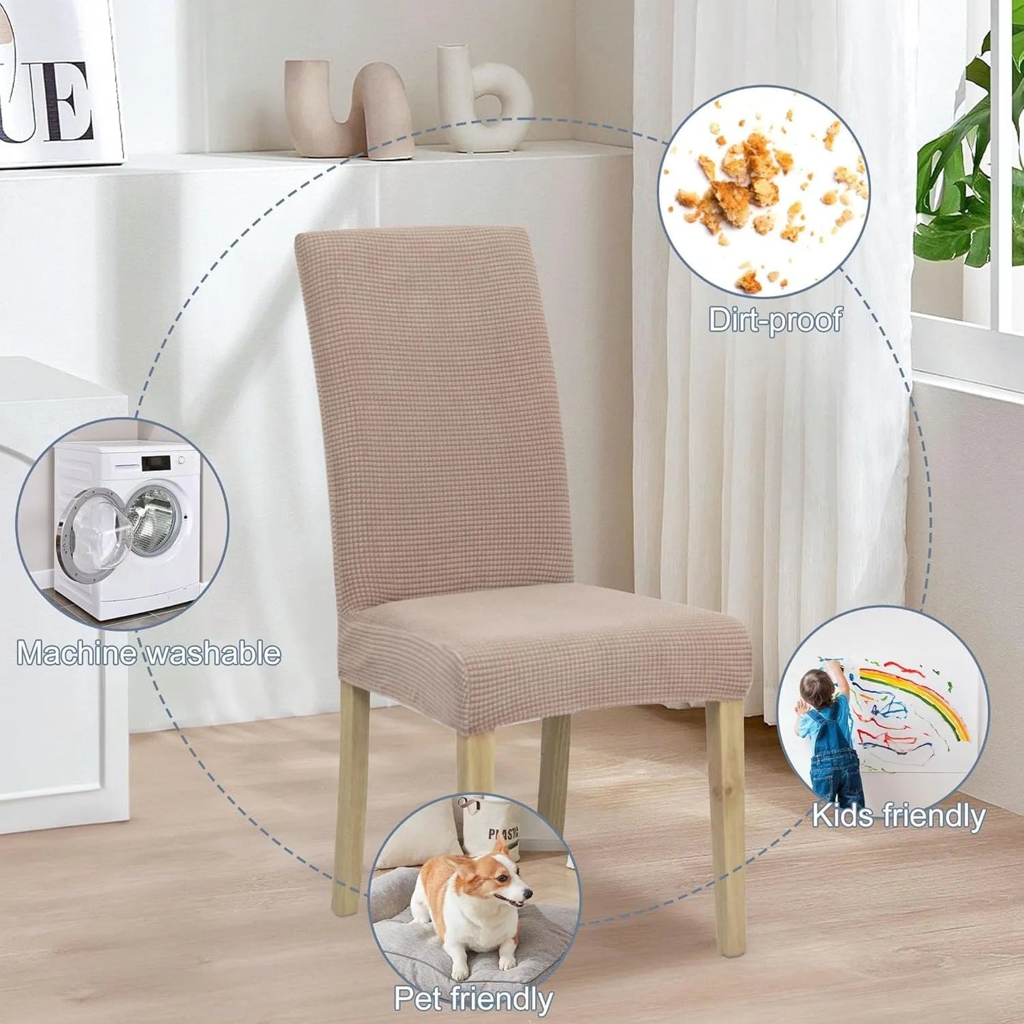 Snygga stolsöverdrag – ge dina gamla stolar ett lyft på nolltid!