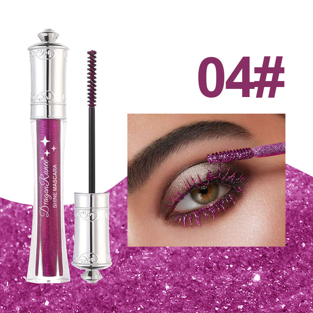 ✨Glitterfärgad mascara - Långvarig, kladdar inte, perfekt för fester och cosplay