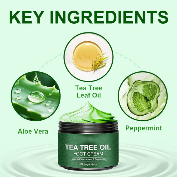 🥳REA 2026🥳💞Över 60 000 sålda!✨ 💝Lugnande fotkräm med aloe vera och tea tree