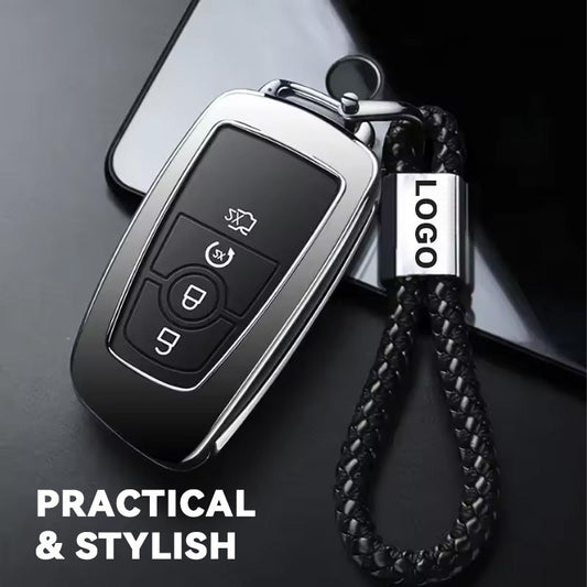 Nyckelring med flätad rep