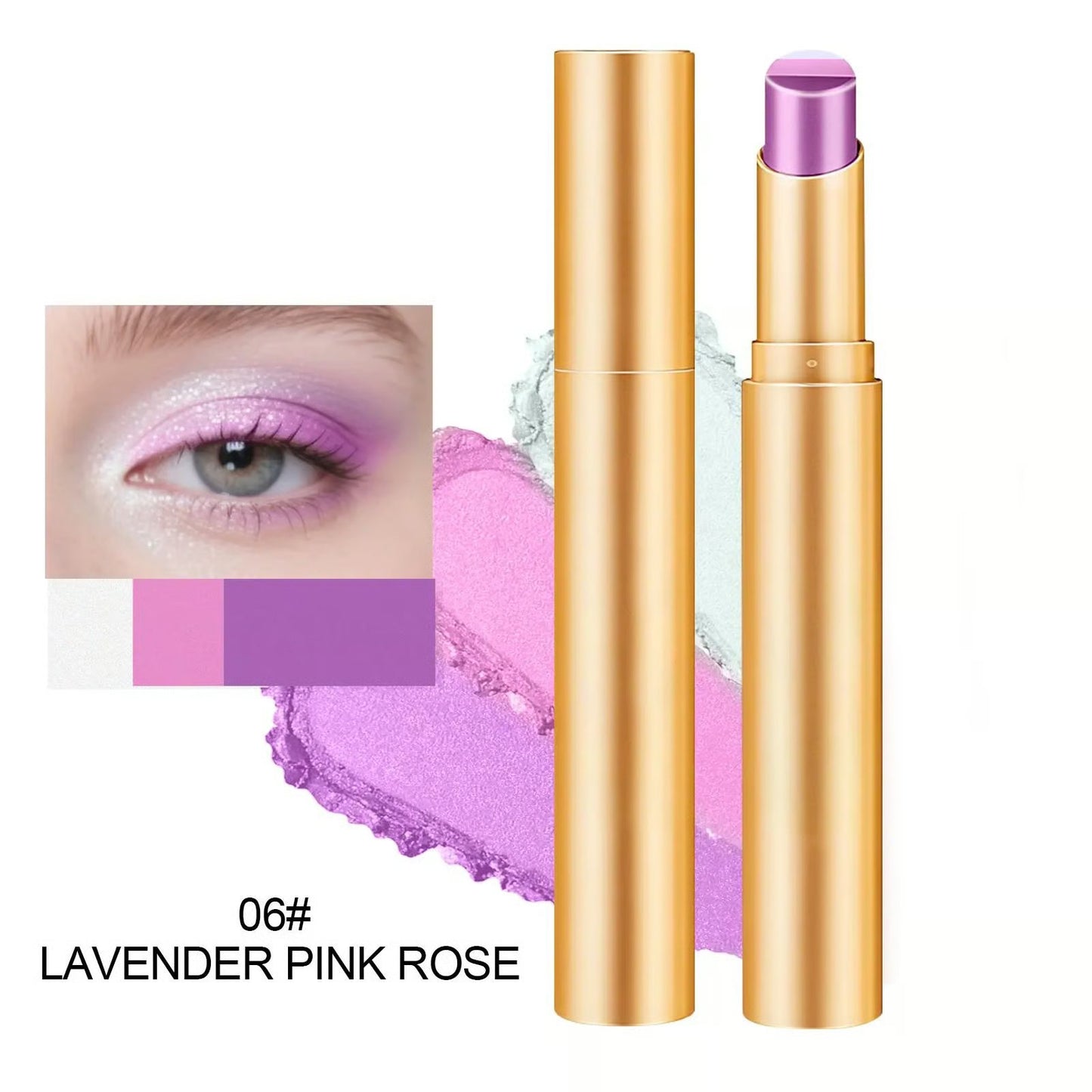 ✨3 Shade Cream Eyeshadow Stick | Len och blandbar