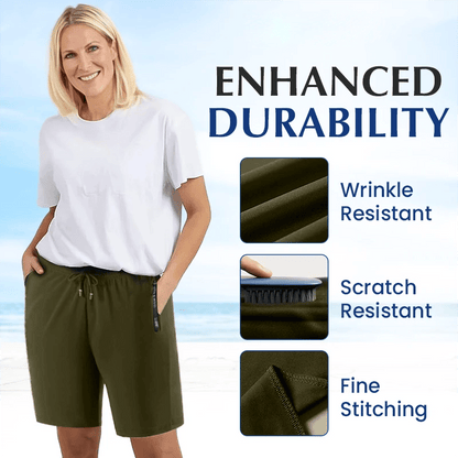🔥Sista dagen 49% rabatt🔥Ice Silk Snabbtorkande Stretchshorts