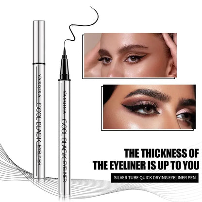 ✨🖌️ Långvarig vattenfast eyeliner — Vegansk formula, 24 timmars smidig och enkel applicering