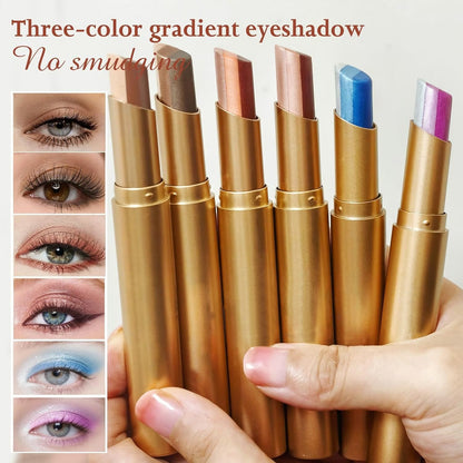 ✨3 Shade Cream Eyeshadow Stick | Len och blandbar