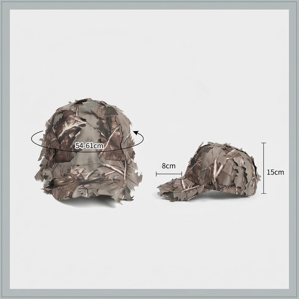 🧢Baseballkeps med 3D-bladkamouflag