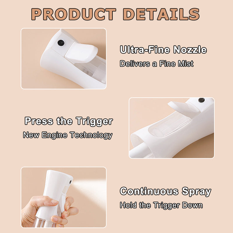 💦✨ UltraFin Dimspruta: Kontinuerlig Mist för Skönhet, Växter & Hårvård! ✨🌿