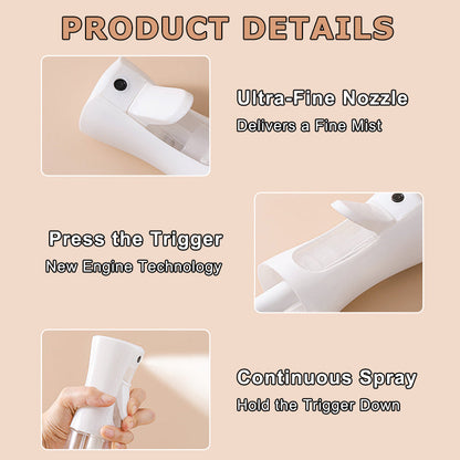 💦✨ UltraFin Dimspruta: Kontinuerlig Mist för Skönhet, Växter & Hårvård! ✨🌿