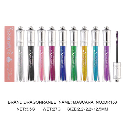 ✨Glitterfärgad mascara - Långvarig, kladdar inte, perfekt för fester och cosplay