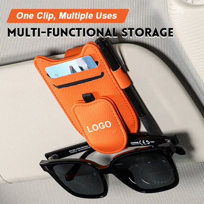 🔥Solskyddsglasögonhållare för bilar – lättillgänglig, platsbesparande, mångsidig