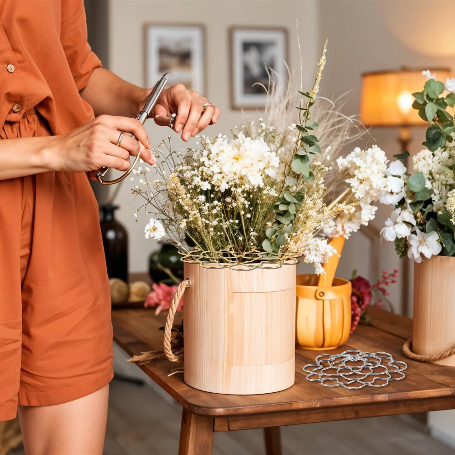 🔥🌸Metallnät för blomsterarrangemang – gör blomsterarrangemang enklare♻️