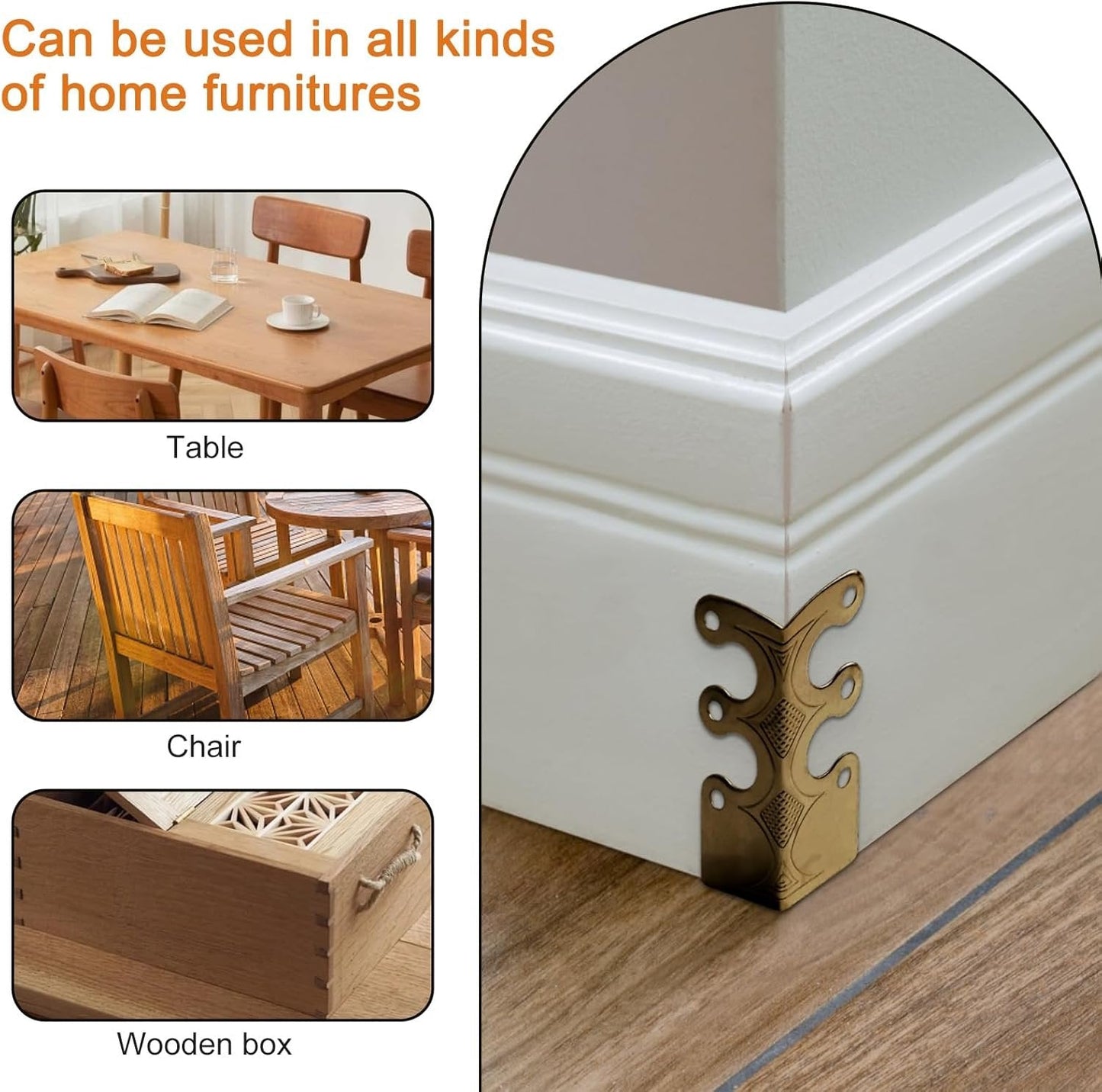 🔥Julrea 49 % rabatt – Skiffers hörnskydd för golvlister