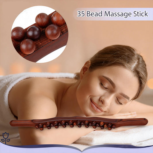 19/35 Pärlmassage-Pinne för helkroppsformning