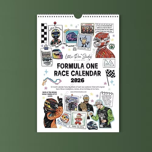 🏎️📅 2026 F1-racingkalender — Den bästa kalendern för racingfans