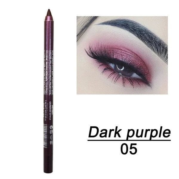 Långvarig vattenfast eyelinerpenna, moderiktig ögonmakeup-kosmetik