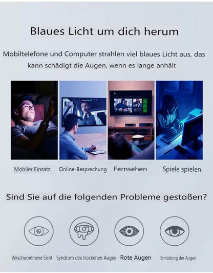 Glöm tunga glasögon! DINA lätta PC-glasögon med blåljusfilter - för klar sikt på skärmen👓