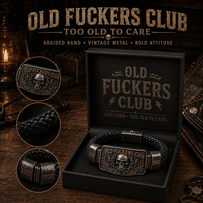 ☠️ Old Fuckers Club & Wild Freedom 🪓 | Vintage-armband i begränsad upplaga 2026