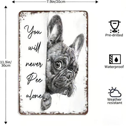 Vintage svartvit katt och höglandsboskap som väggkonst